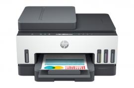 МФУ HP Smart Tank 750 с оригинальной СНПЧ и чернилами Lucky Print