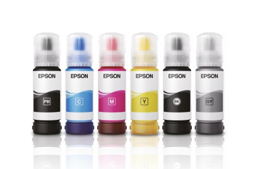 изображение Оригінальне чорнило для Epson L8160 (70 мл, 6 кольорів)