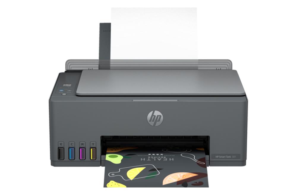 изображение БФП HP Smart Tank 581 з оригінальною СБПЧ та чорнилом - зображення 1