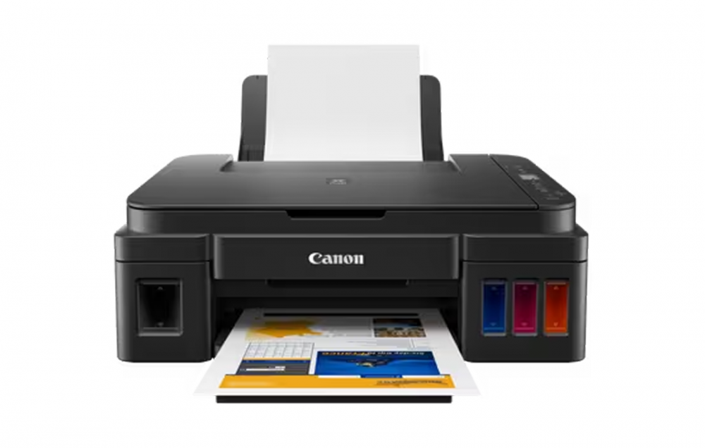 изображение БФП Canon PIXMA G2416 з оригінальною СБПЧ та чорнилом - зображення 1