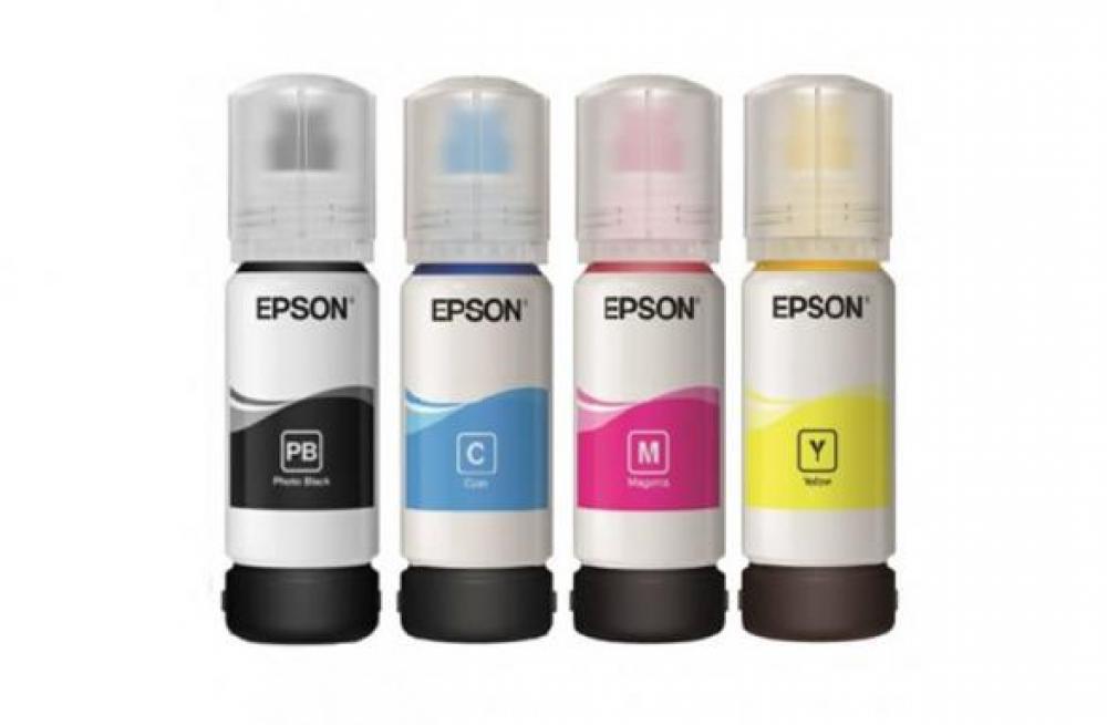 изображение Комплект оригінального чорнила для Epson EcoTank L1350 (4*65 ml)