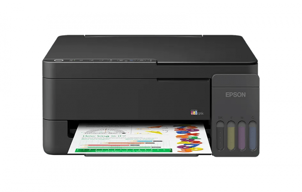 изображение БФП Epson L3350 з оригінальною СБПЧ та чорнилом - зображення 1