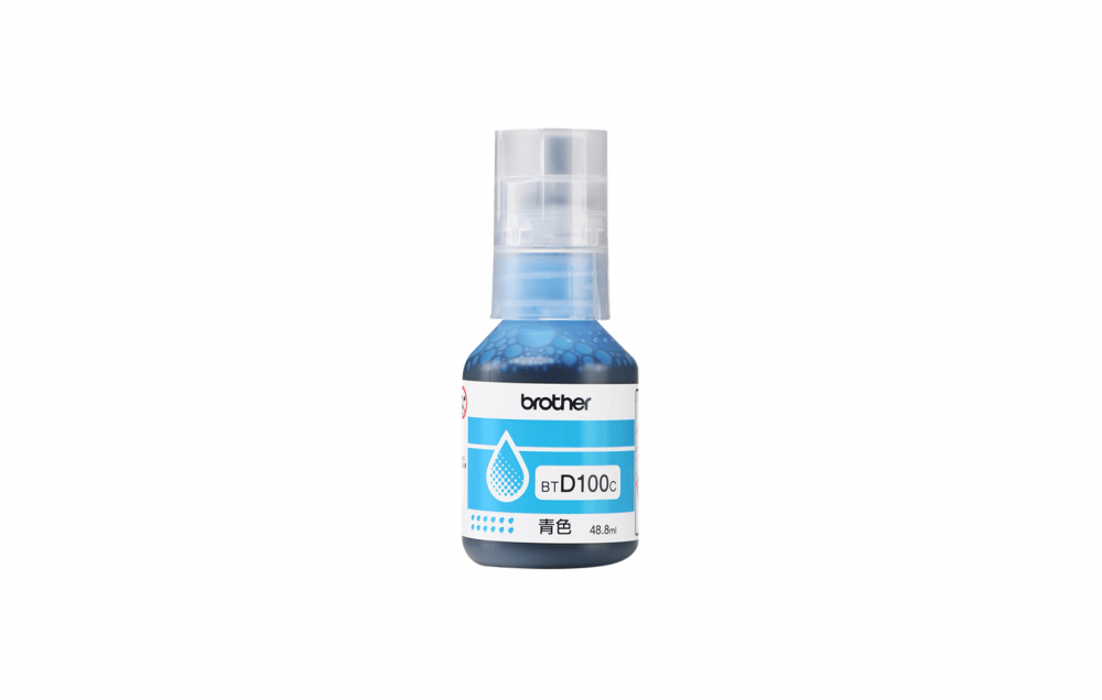 изображение Оригинальные чернила для Brother BTD100C Cyan (48.8 мл)