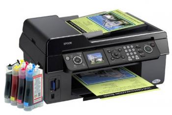 МФУ Epson Stylus CX9300F с СНПЧ