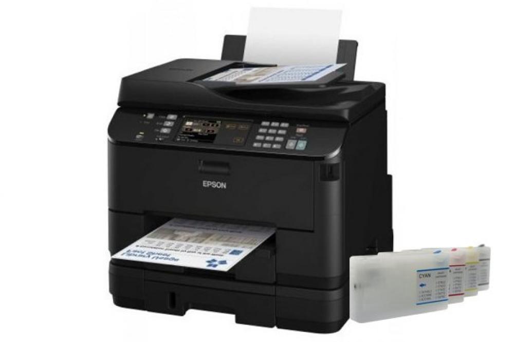 изображение БФП Epson WorkForce Pro WP-4545DTWF з ПЗК - зображення 1