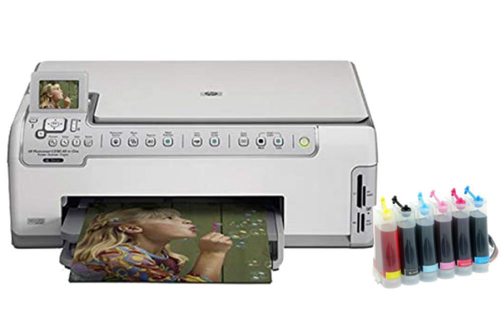 изображение МФУ HP PhotoSmart C5180 с СНПЧ - изображение 1