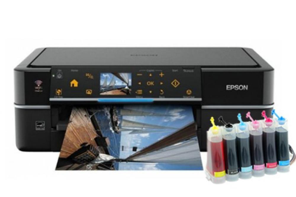 изображение МФУ Epson Stylus Photo PX730WD с СНПЧ - изображение 1